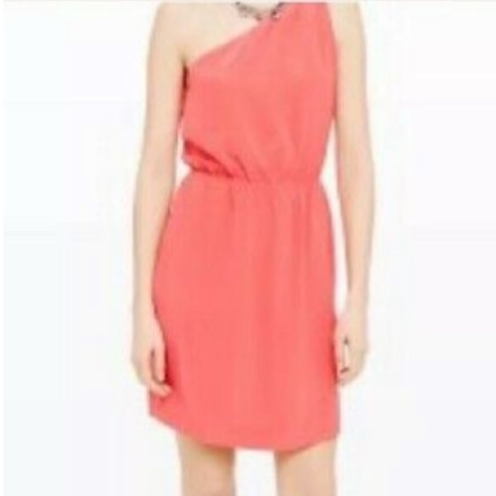 Club Monaco | Silk One-Shoulder Dress